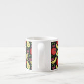 Tasse Expresso Fruit seamless pattern | colorful tropical fruit (Dos)