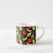 Tasse Expresso Fruit seamless pattern | colorful tropical fruit (Droite)