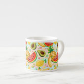 Tasse Expresso Fruits d'été frais Motif (Devant droit)