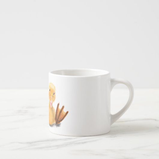Tasse Expresso Funny Espresso Cup avec Happy Duck - Smile (Droite)