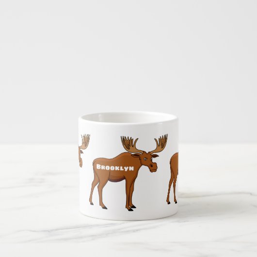 Tasse Expresso Funny moose (Devant)