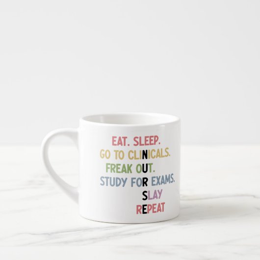 Tasse Expresso Funny Nurse School Student Future Nurse Cadfts (Gauche)