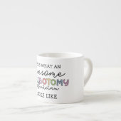 Tasse Expresso Funny Phlebotomy Technicien génial PBT (Devant droit)