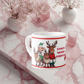 Tasse Expresso Funny Santa Needs Coffee Humorous Christmas Coffee