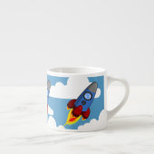 Tasse Expresso Fusée céleste (Droite)