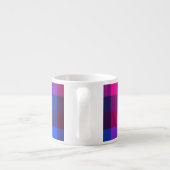 Tasse Expresso Fusion de mosaïque néon (Dos)
