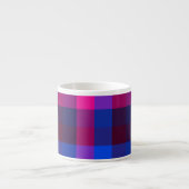 Tasse Expresso Fusion de mosaïque néon (Devant)