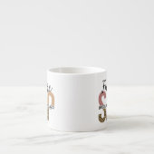 Tasse Expresso Futur Empreinte de léopard Pathologiste du discour (Devant)