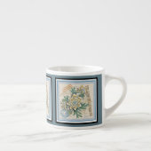 Tasse Expresso G Bureau de création fleurs jaunes (Droite)