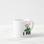 Tasse Expresso Garçon je pêche (Devant droit)