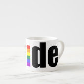 Tasse Expresso Gay pride (Devant droit)