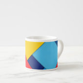 Tasse Expresso Géométrique moderne Abstraite (Devant droit)