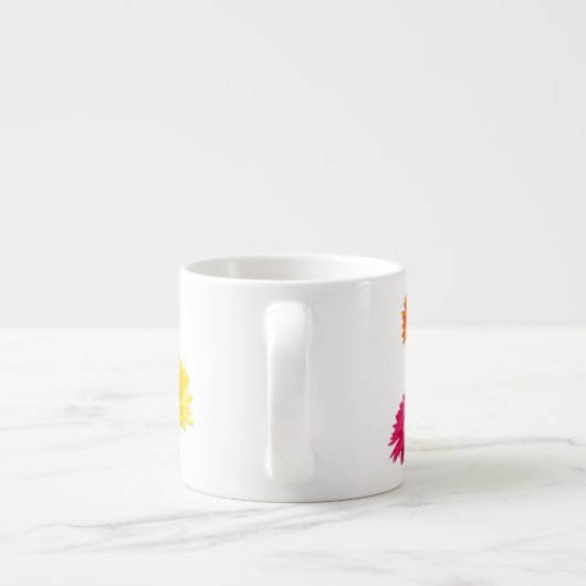 Tasse Expresso Gerbera Daisy (Dos)