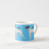 Tasse Expresso German Shorthred Pointer dog (Devant droit)