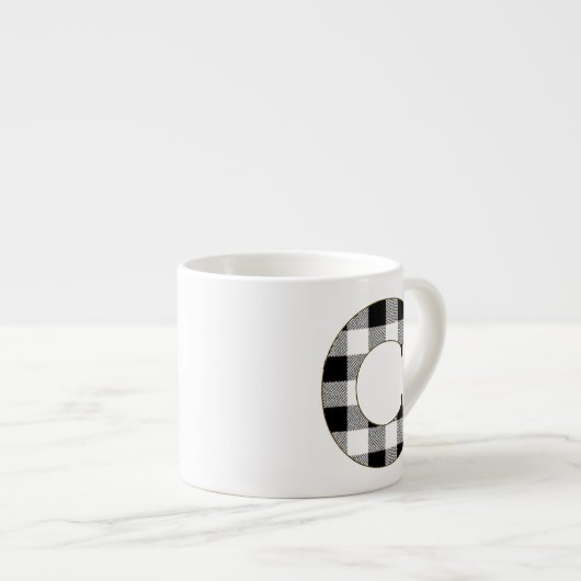 Tasse Expresso Gingham (Devant droit)