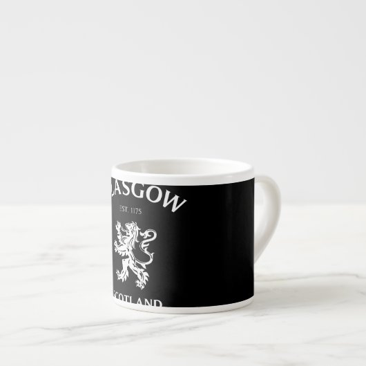 TASSE EXPRESSO GLASGOW, ÉCOSSE (Devant droit)