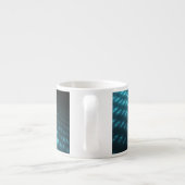 Tasse Expresso Globes bleus 3D (Dos)