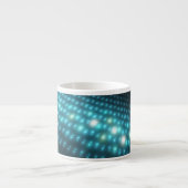 Tasse Expresso Globes bleus 3D (Devant)