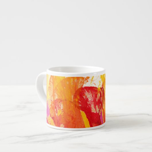 Tasse Expresso Gloire dans le rose (Devant gauche)
