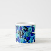 Tasse Expresso Glycines bleues (Devant)