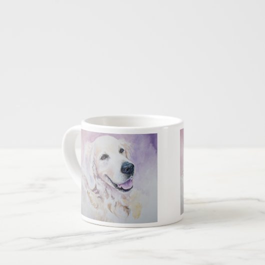 Tasse Expresso Golden retriever (Devant gauche)