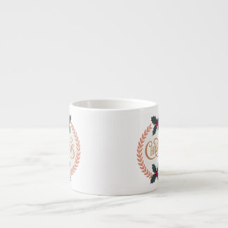 Tasse Expresso “Golden Wreath of Christmas Elegance”