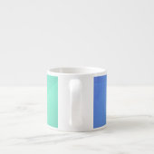Tasse Expresso Gradation Blue Aqua & Turquoise (Dos)