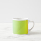 Tasse Expresso Gradation géométrique jaune moderne (Droite)