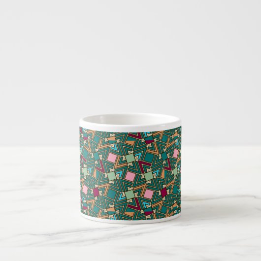 Tasse Expresso Graffiti Explosion Modern Geometric Pattern (Devant)