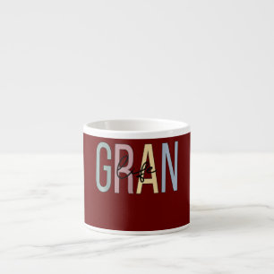 Tasse Expresso Gran Life Gran Grand-mère Boho Gran Grand-mère