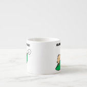 Tasse Expresso Grand-maman des cadeaux de jumeaux (Devant)
