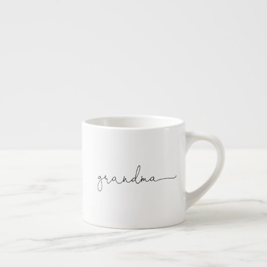 Tasse Expresso Grand-mère établie | Grand-mère Cadeau (Droite)