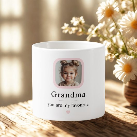 Tasse Expresso Grand-mère personnalisée | "Vous êtes mon cadeau p