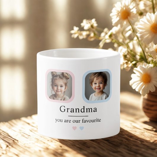 Tasse Expresso Grand-mère personnalisée | "Vous êtes notre cadeau