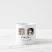 Tasse Expresso Grand-mère personnalisée | "Vous êtes notre cadeau (Devant)