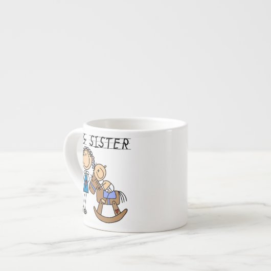 Tasse Expresso Grande Soeur Avec Bébé Frère Cadeaux (Devant gauche)