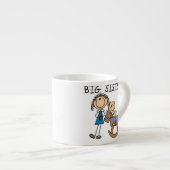 Tasse Expresso Grande Soeur Avec Bébé Frère Cadeaux (Devant droit)