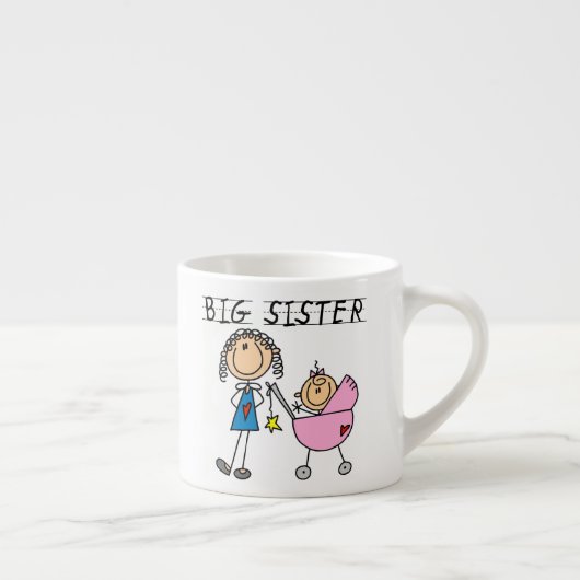 Tasse Expresso Grande soeur avec des cadeaux de petite soeur (Droite)