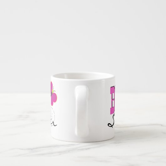Tasse Expresso Grande Soeur - Cadeaux Papillon (Dos)