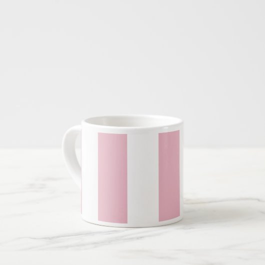 Tasse Expresso Grandes Pink, Grandes Blances, Motif Gratté (Devant gauche)