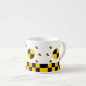 Tasse Expresso Graphiques des marqueurs de test d'écrasement (Devant droit)