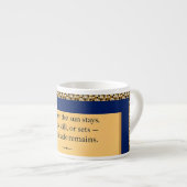 Tasse Expresso Gratitude demeure : une bénédiction pour chaque sp (Devant droit)