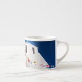 Tasse Expresso Grèce et île grecque de Santorin ville d'Oia 4 (Droite)