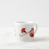 Tasse Expresso grenade vintage (Devant droit)