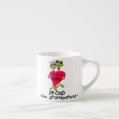 Tasse Expresso Grenouille Fière grand-parent des cadeaux de fille (Droite)