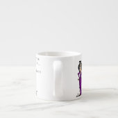 Tasse Expresso Grim Reaper Humour d'anniversaire (Dos)