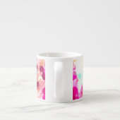 Tasse Expresso Grunge couleur point texture arrière - plan (Dos)