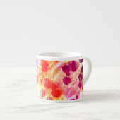Tasse Expresso Grunge couleur point texture arrière - plan (Devant droit)