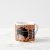 Tasse Expresso Guitare rustique (Devant droit)