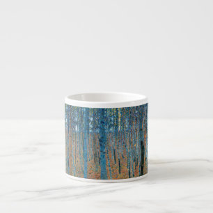 Tasse Expresso Gustav Klimt Forêt de Hêtres Art Fin Vintage